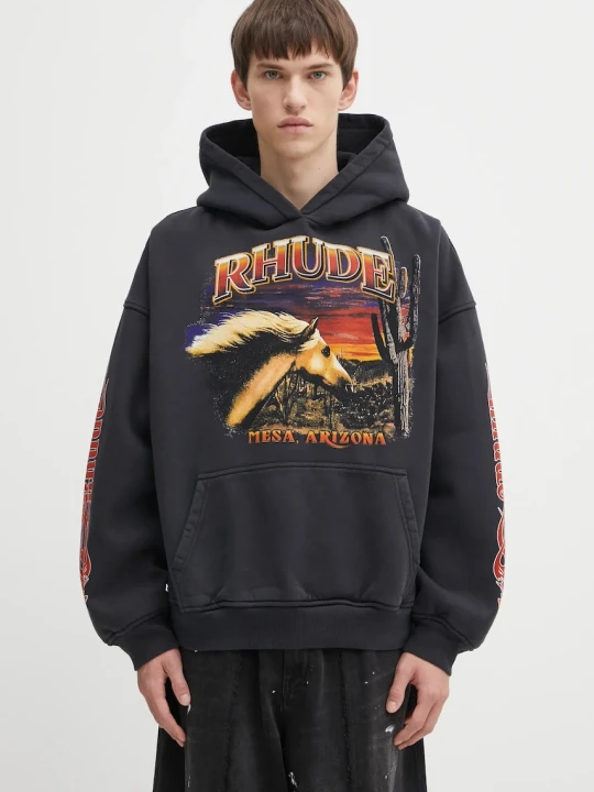 Zdjęcie produktu RHUDE bluza bawełniana Mesa stallion