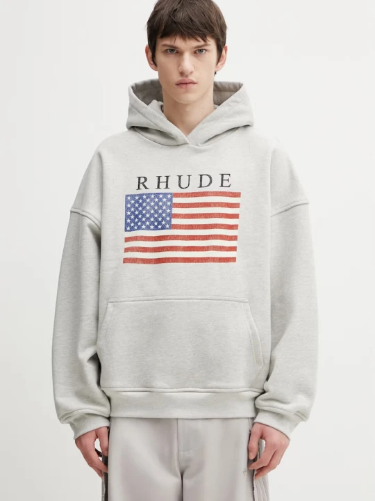 Zdjęcie produktu RHUDE bluza bawełniana USA Flag