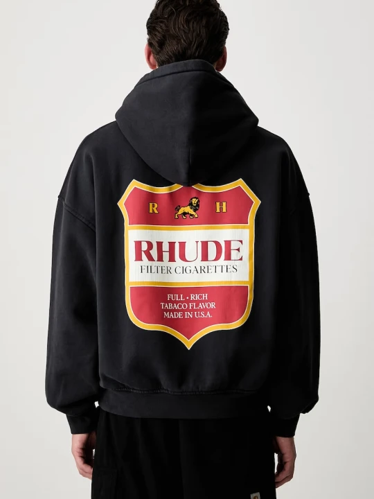 Zdjęcie produktu RHUDE bluza z kapturem bawełniana męska