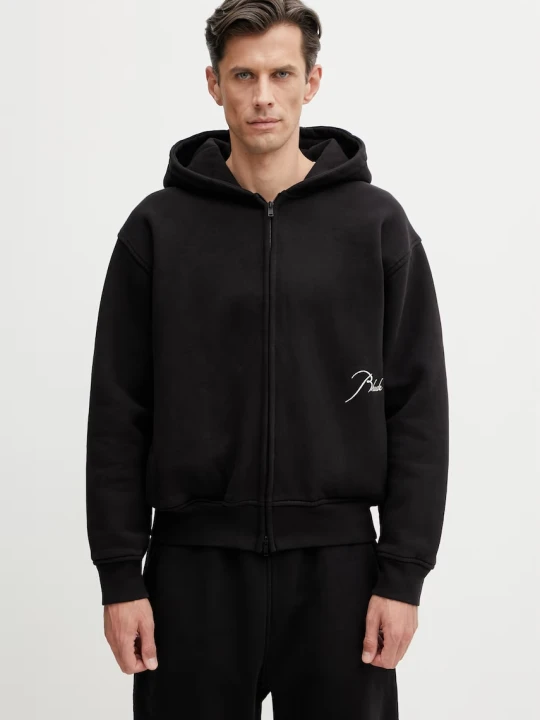 Zdjęcie produktu RHUDE Classique Zip Up bluza rozpinana bawełniana męska