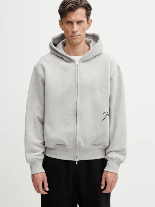 Zdjęcie produktu RHUDE Classique Zip Up bluza rozpinana męska z bawełną