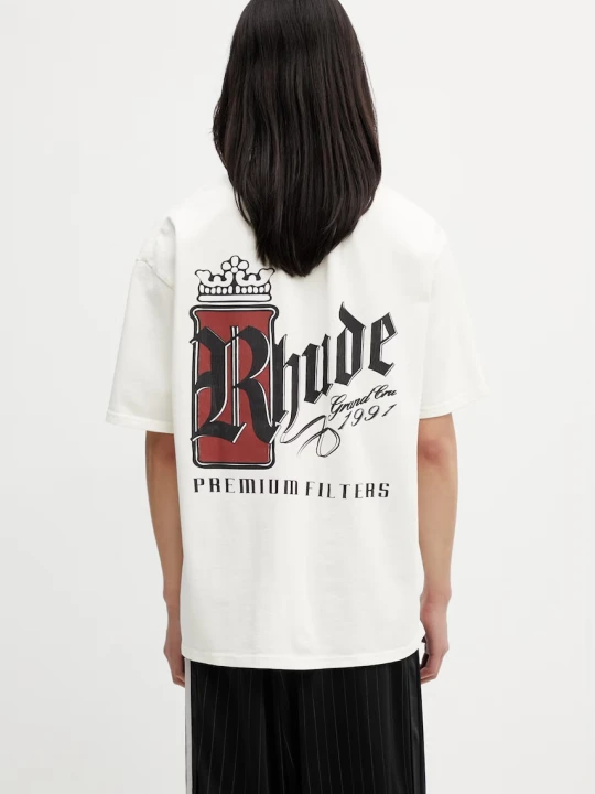 Zdjęcie produktu RHUDE Fumar 91 T-shirt męski bawełniany