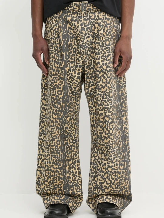 Zdjęcie produktu RHUDE jeansy Leopard Drop-Crotch