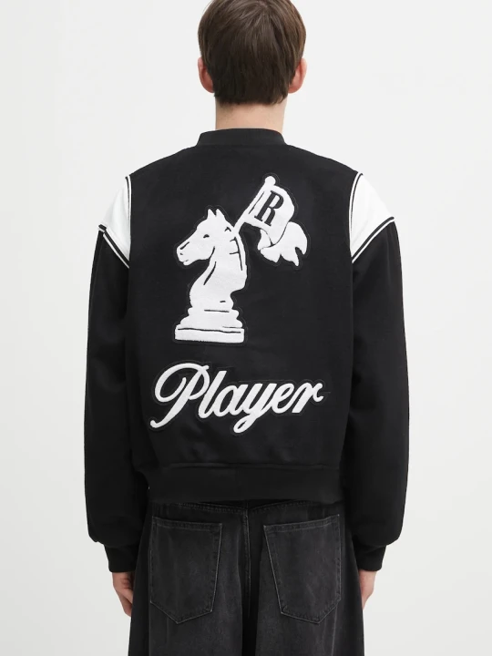 Zdjęcie produktu RHUDE kurtka bomber z dodatkiem wełny Regista bomber