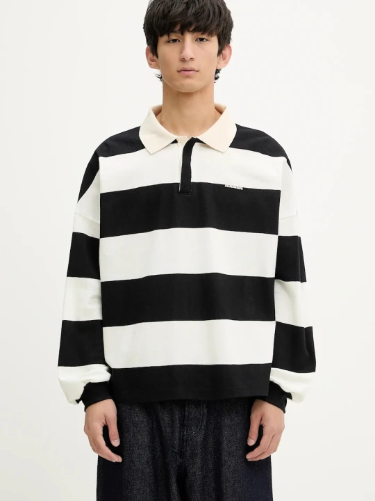 Zdjęcie produktu RHUDE longsleeve bawełniany Striped Pique