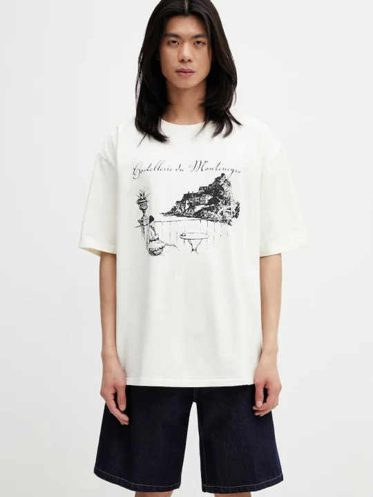 Zdjęcie produktu RHUDE Montenegro Morada T-shirt bawełniany męski