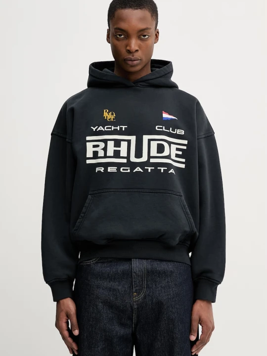 Zdjęcie produktu RHUDE Regatta Club bluza z kapturem bawełniana męska