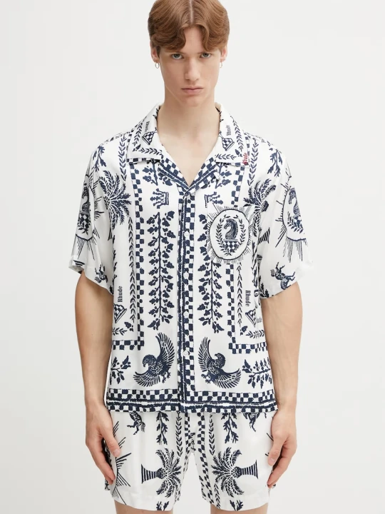 Zdjęcie produktu RHUDE Regista Tile koszula męska z wiskozy