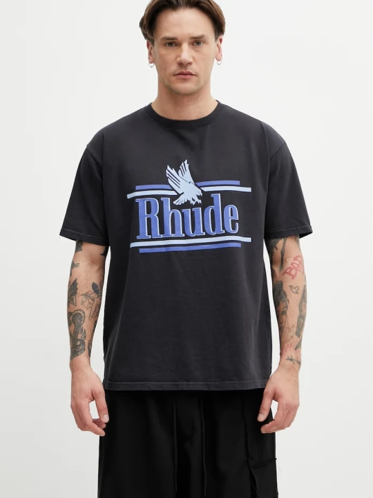 Zdjęcie produktu RHUDE Rossa T-shirt męski bawełniany
