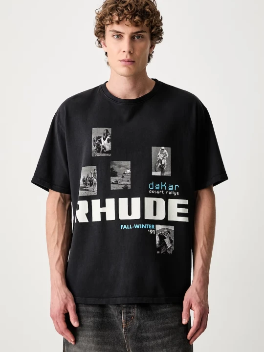 Zdjęcie produktu RHUDE T-shirt bawełniany męski