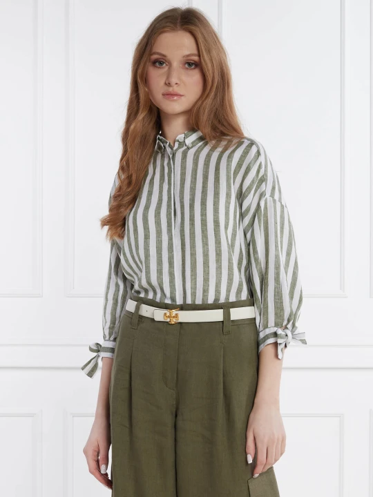 Zdjęcie produktu RIANI Lniana koszula | Oversize fit zielony