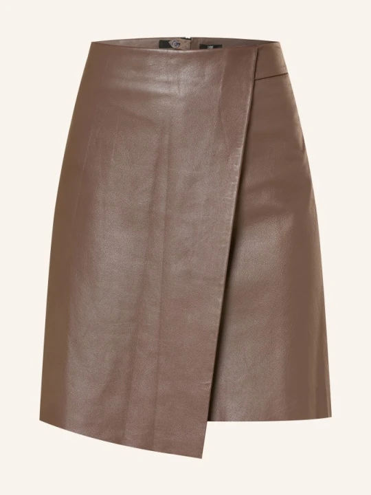 Zdjęcie produktu Riani Spódnica Skórzana W Stylu Kopertowym beige