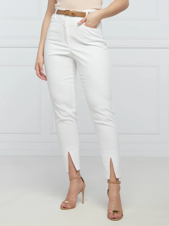 Zdjęcie produktu RIANI Spodnie cygaretki | Straight fit | high waist biały