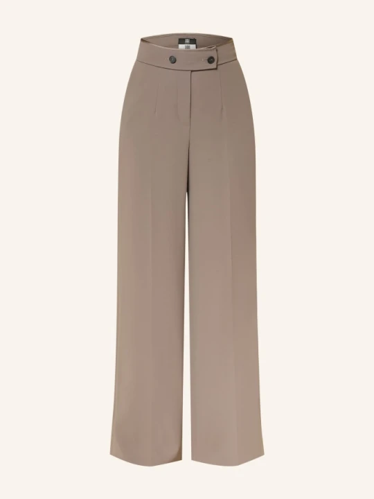 Zdjęcie produktu Riani Spodnie Z Marszczeniami beige CZIEMNOSZARY