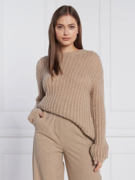 Zdjęcie produktu RIANI Wełniany sweter | Regular Fit beżowy