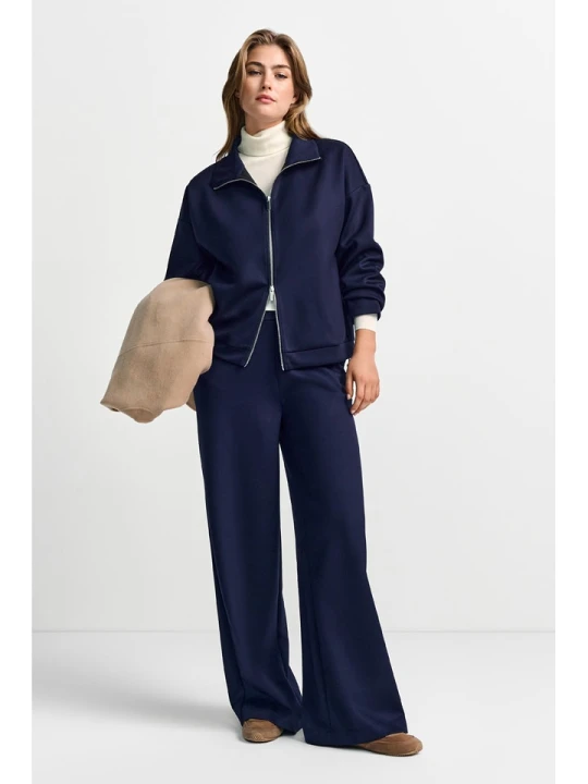 Zdjęcie produktu Rich & Royal Bluza w kolorze granatowym rozmiar: S