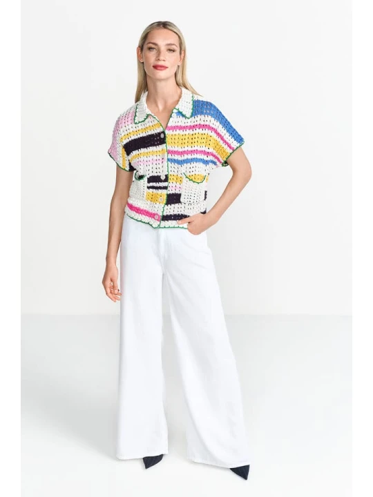 Zdjęcie produktu Rich & Royal Kardigan ze wzorem rozmiar: XS colorful