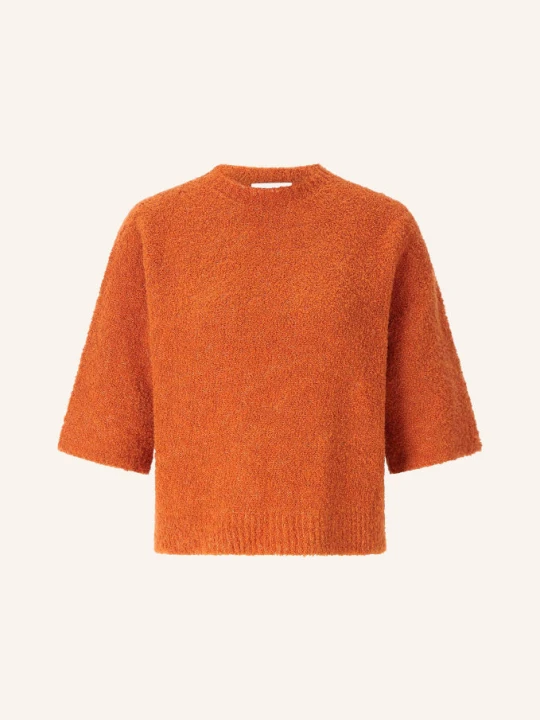 Zdjęcie produktu Rich & Royal Koszulka Z Tkaniny Bouclé orange