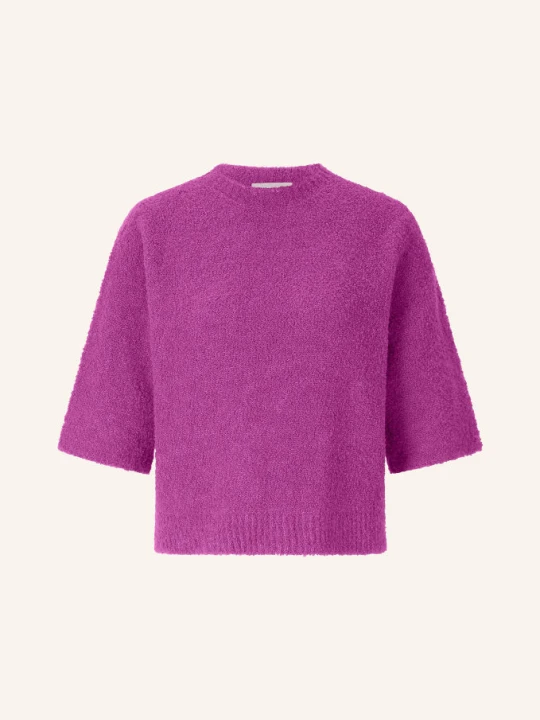 Zdjęcie produktu Rich & Royal Koszulka Z Tkaniny Bouclé pink