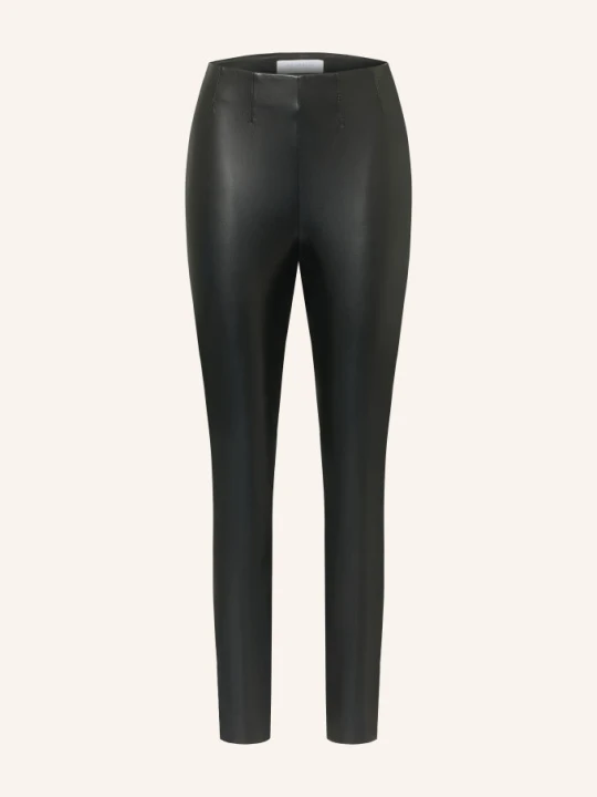 Zdjęcie produktu Rich & Royal Legginsy O Wyglądzie Skóry schwarz CZARNY