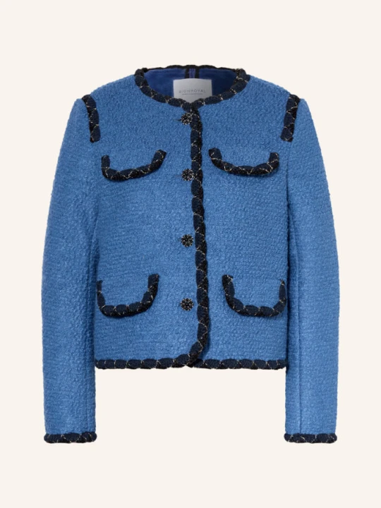 Zdjęcie produktu Rich & Royal Marynarka Z Tkaniny Bouclé blau niebieski
