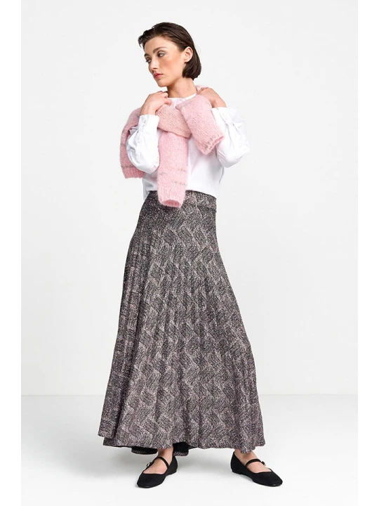 Zdjęcie produktu Rich & Royal Spódnica w kolorze ciemnofioletowym rozmiar: M