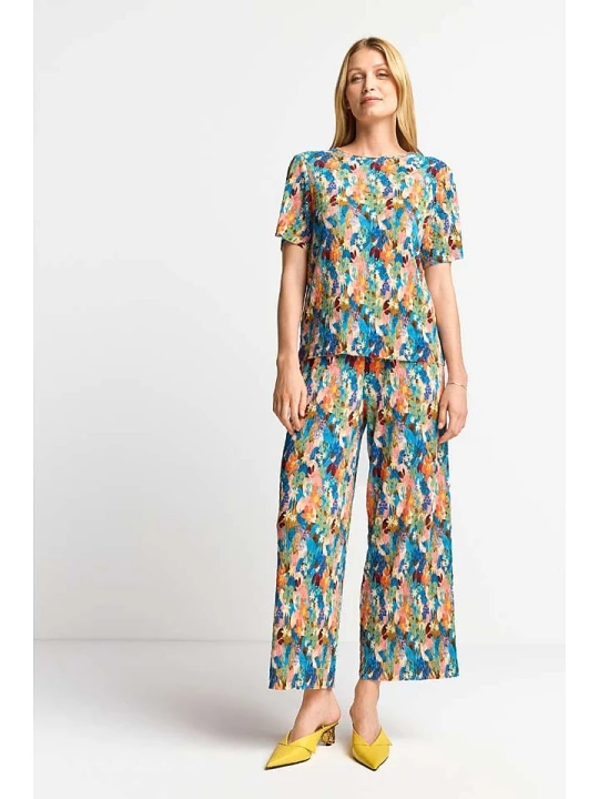 Zdjęcie produktu Rich & Royal Spodnie ze wzorem rozmiar: XL colorful