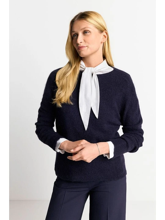 Zdjęcie produktu Rich & Royal Sweter w kolorze granatowym rozmiar: XL
