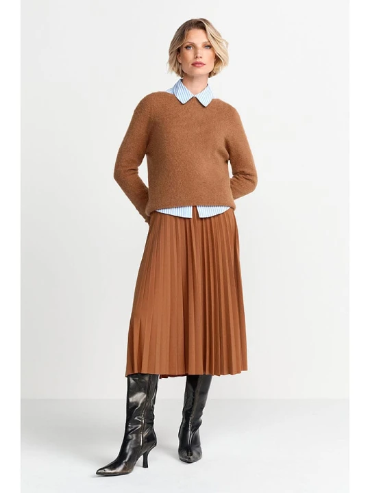 Zdjęcie produktu Rich & Royal Sweter w kolorze karmelowym rozmiar: XL