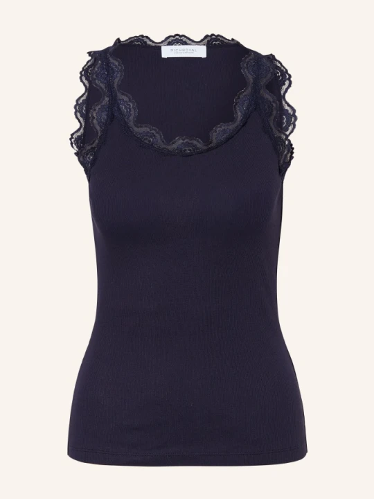 Zdjęcie produktu Rich & Royal Top Z Koronką blau GRANATOWY
