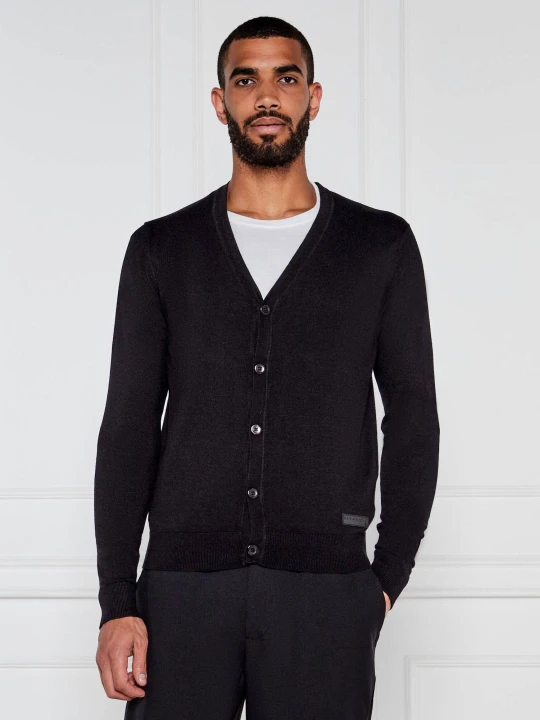 Zdjęcie produktu Richmond X Kardigan UINGLO | Regular Fit czarny