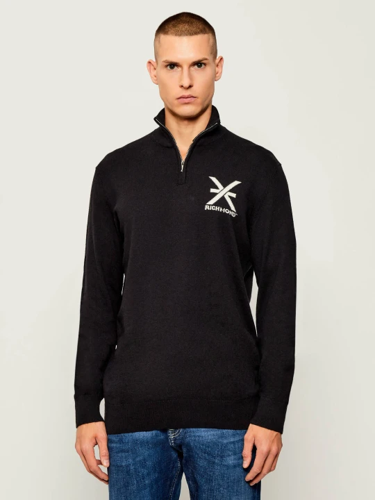 Zdjęcie produktu Richmond X Sweter DIDIC | z dodatkiem wełny czarny