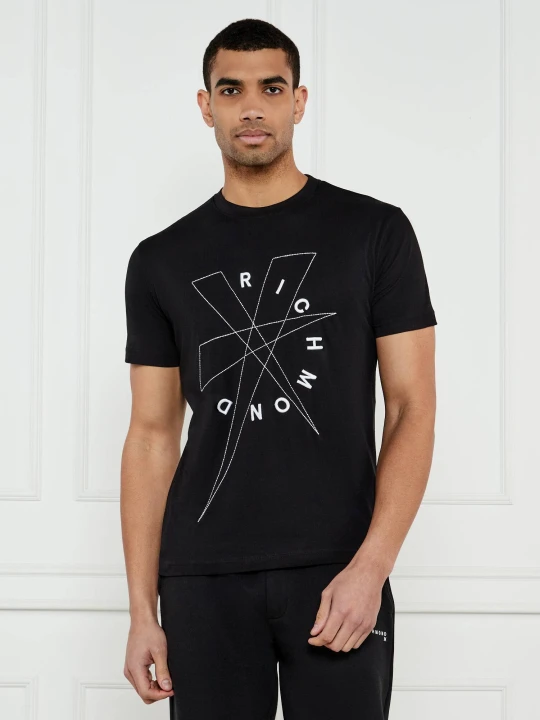 Zdjęcie produktu Richmond X T-shirt HUSILLO | Regular Fit czarny