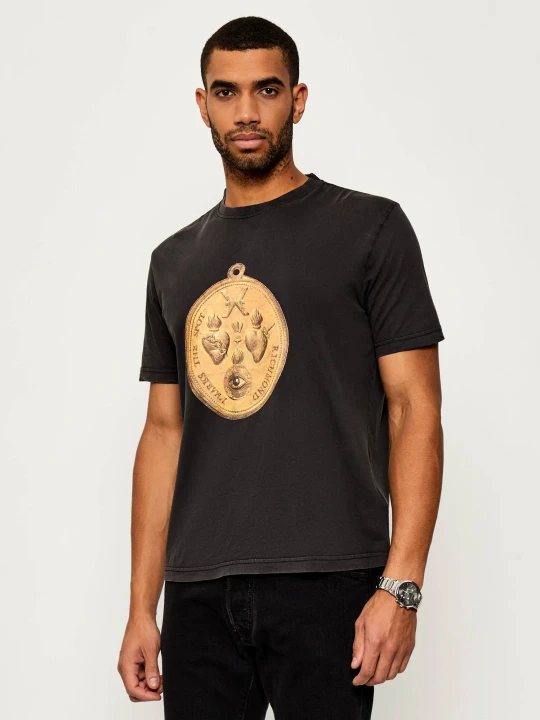 Zdjęcie produktu Richmond X T-shirt Samat | Regular Fit grafitowy