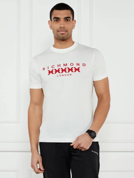 Zdjęcie produktu Richmond X T-shirt ZERMIK | Regular Fit ecru