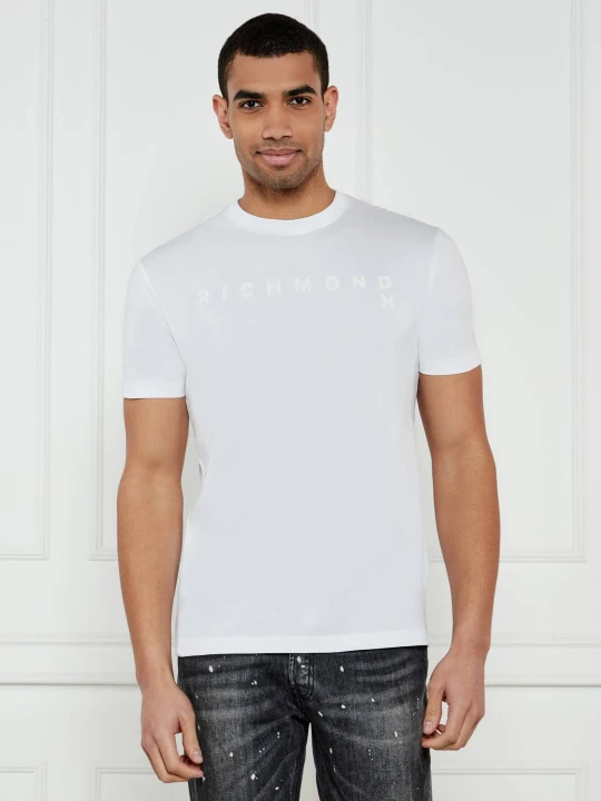 Zdjęcie produktu Richmond X T-shirt ZLAF | Regular Fit biały