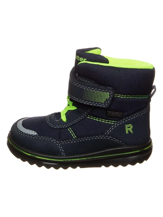 Zdjęcie produktu Richter Shoes Botki w kolorze czarno-limonkowym rozmiar: 22