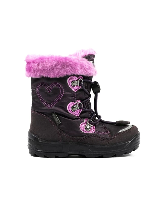 Zdjęcie produktu Richter Shoes Botki zimowe w kolorze fioletowo-jasnoróżowym rozmiar: 23