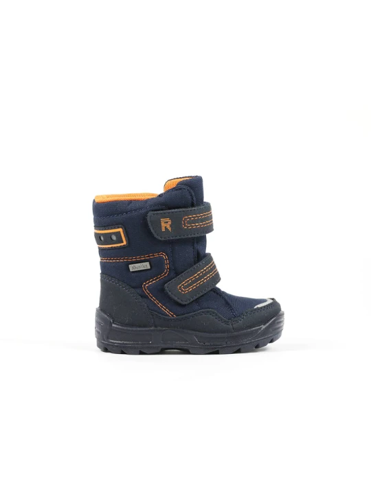 Zdjęcie produktu Richter Shoes Botki zimowe w kolorze granatowo-pomarańczowym rozmiar: 27