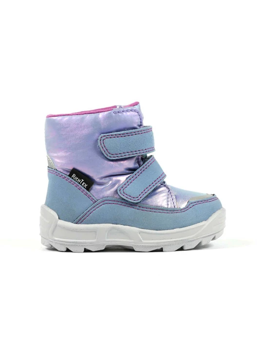 Zdjęcie produktu Richter Shoes Botki zimowe w kolorze jasnoróżowo-błękitnym rozmiar: 24