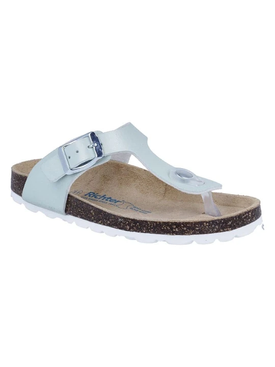 Zdjęcie produktu Richter Shoes Japonki "Bio" w kolorze błękitnym rozmiar: 30