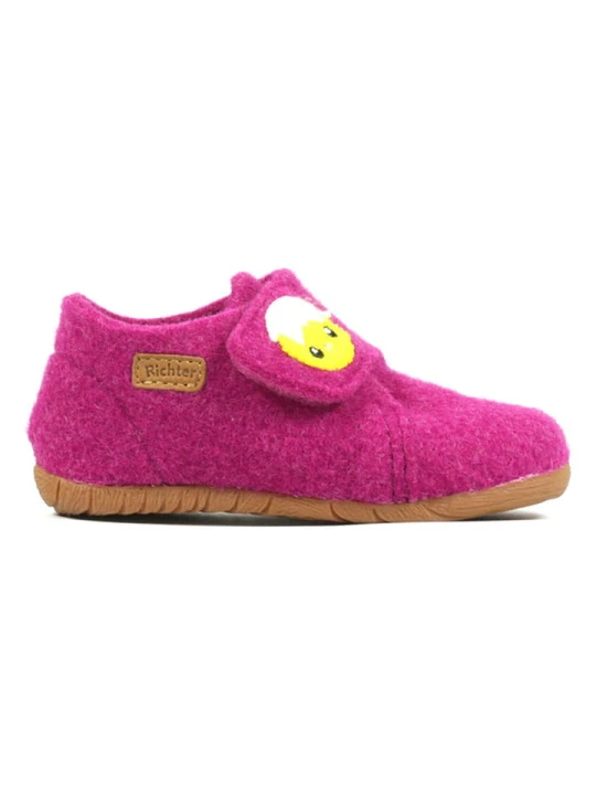 Zdjęcie produktu Richter Shoes Kapcie "Filzi" w kolorze różowym rozmiar: 30