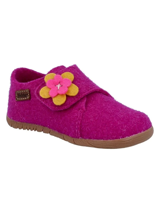 Zdjęcie produktu Richter Shoes Kapcie "Filzi" w kolorze różowym rozmiar: 28