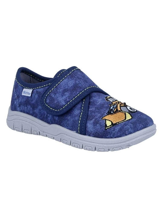 Zdjęcie produktu Richter Shoes Kapcie "Mailo" w kolorze niebieskim rozmiar: 34
