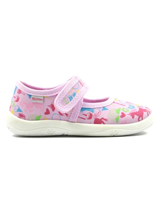 Zdjęcie produktu Richter Shoes Kapcie "Mia" w kolorze fioletowym rozmiar: 34