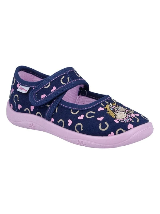 Zdjęcie produktu Richter Shoes Kapcie "Mia" w kolorze granatowym rozmiar: 29