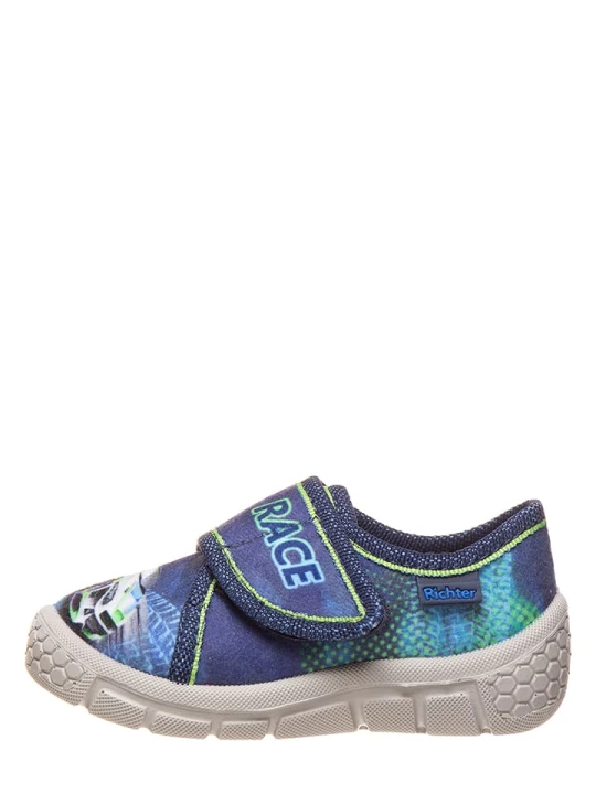 Zdjęcie produktu Richter Shoes Kapcie w kolorze niebiesko-zielonym rozmiar: 20