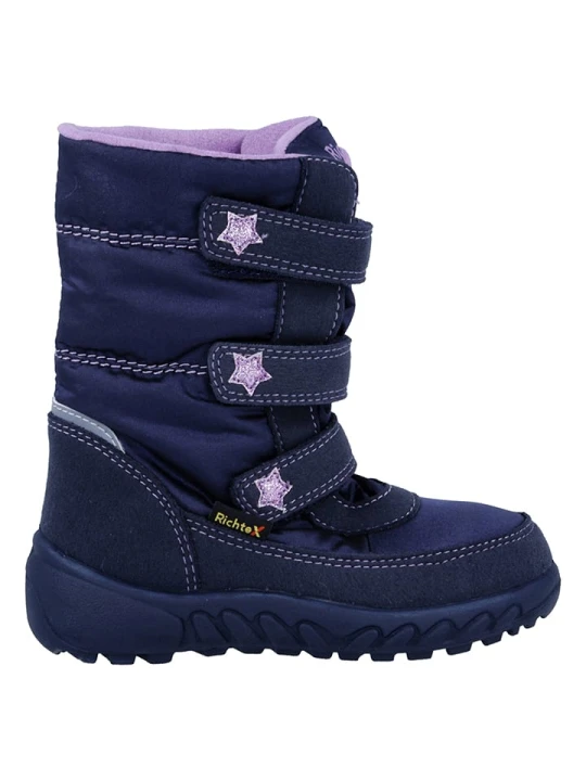 Zdjęcie produktu Richter Shoes Kozaki zimowe "Husky" w kolorze granatowo-fioletowym rozmiar: 35