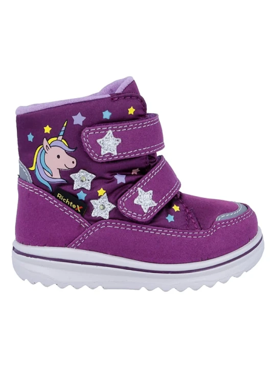 Zdjęcie produktu Richter Shoes Kozaki zimowe "Snow" w kolorze fioletowym rozmiar: 22