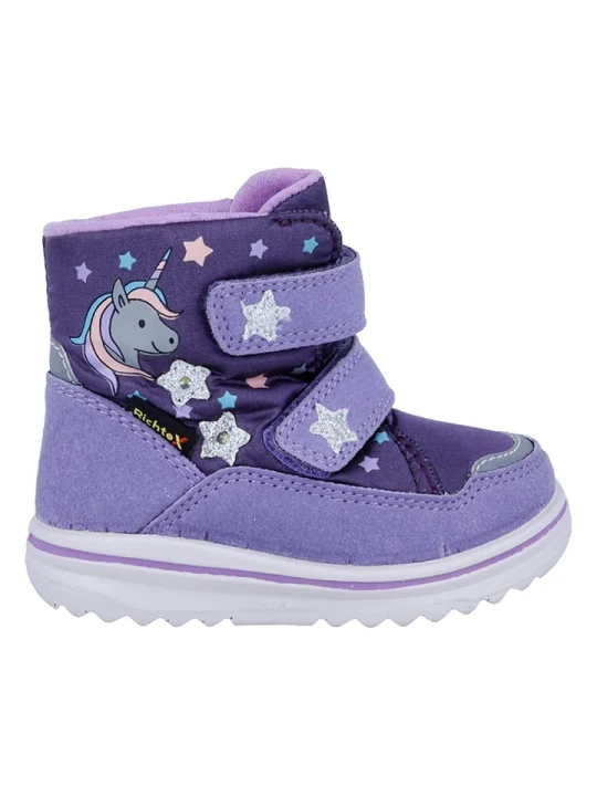 Zdjęcie produktu Richter Shoes Kozaki zimowe "Snow" w kolorze granatowo-fioletowym rozmiar: 25